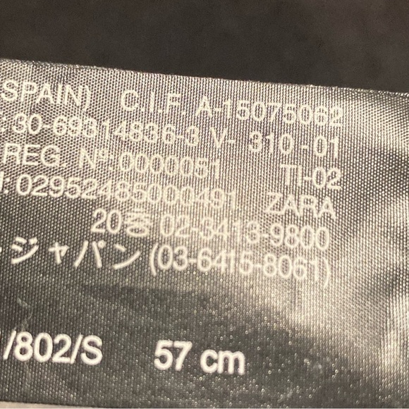 ZARA Sz S or 57 cms 100% Wool Hat Grey with Black Band Like New - Picture 7 of 14